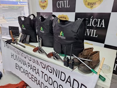 QUADRILHA É PRESA POR FURTOS DE ARMAMENTOS DE EMPRESAS DE SEGURANÇA