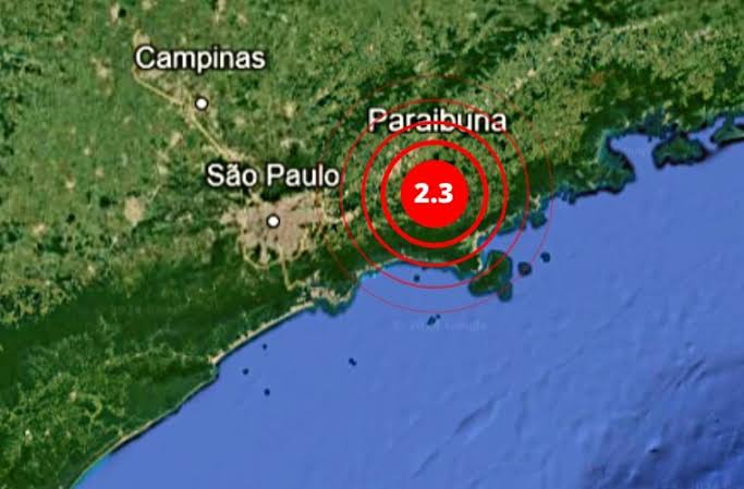 TREMOR DE TERRA ASSUSTA MORADORES DA CIDADE DE PARAIBUNA