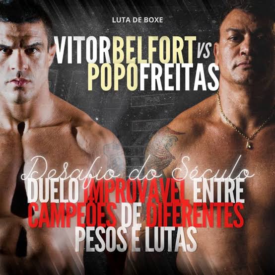 TETRACAMPEÃO MUNDIAL DE BOXE ACELINO POPÓ MUDA DE IDEIA E ACEITA DUELO CONTRA O EX-CAMPEÃO DO UFC VITOR BELFORT