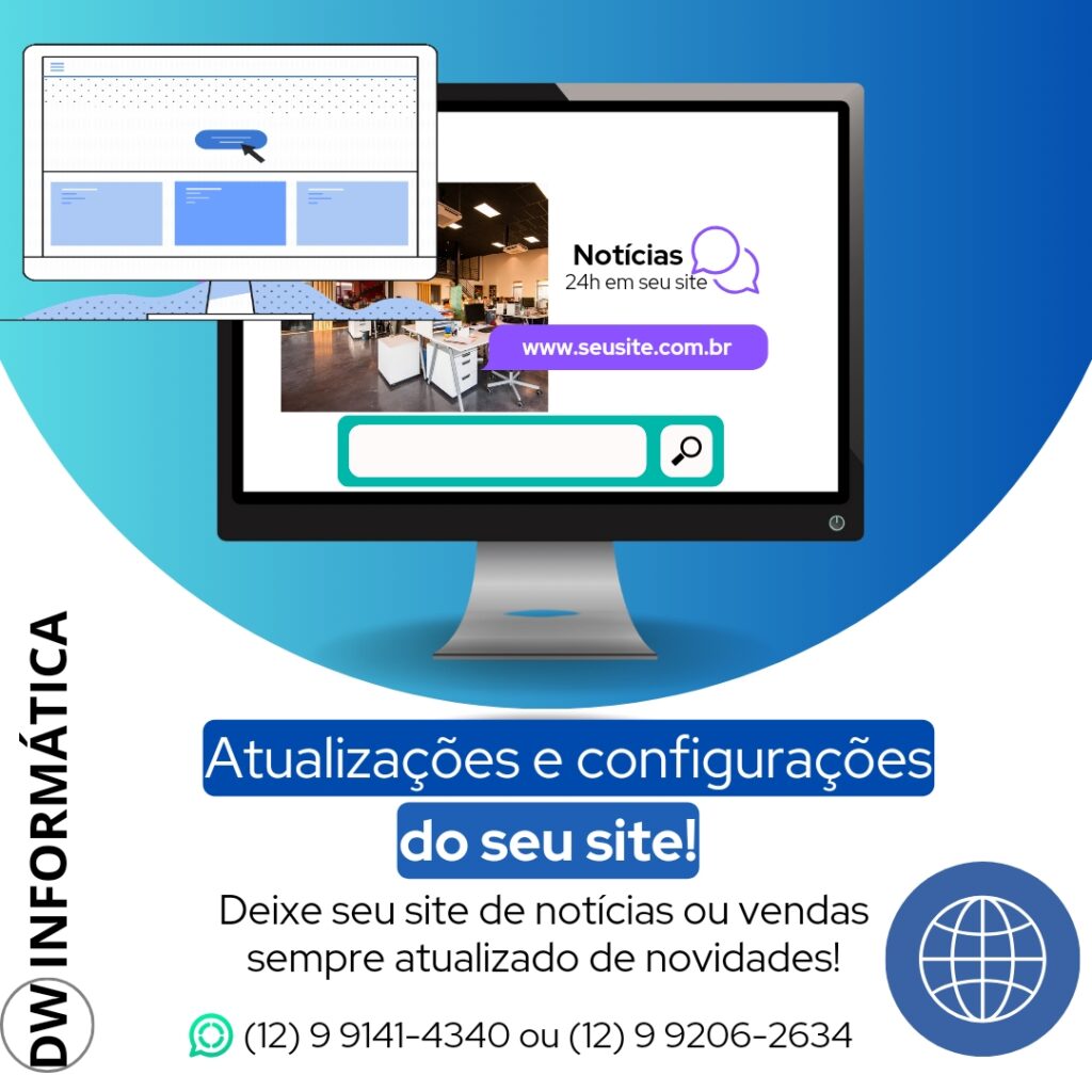 Atualize seu site